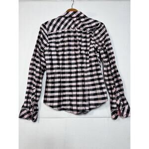 Beluva San Francisco Taffeta Blouse Plaid S Pink Top Preppy Fairy Colorful Y2K